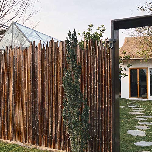 GZHENH Gartenzaun Bildschirm, Sonnenschutz Karbonisierter Zaun Terrasse Sichtschutzzaun Gartenarbeit Hofmauer Dekoration… – Bild 2