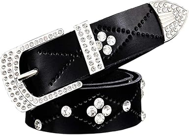 mens designer rhinestone belt