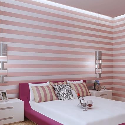 Simple Modern Wide Stripe Wallpaper Horizontal And Vertical