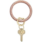 Oventure Silicone Big O® Key Ring – Confetti Glitter Bracelet Keychain | Hands-Free & Giftable Key Ring for Women