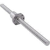 Mssoomm 25mm Ballscrew SFU2510 RM2510 Anti Backlash Linear Motion Ball Screw, Length 44.09 inch / 1120mm 10mm Pitch with Metal Nut (No End Processing), High Precision Part for CNC Machine