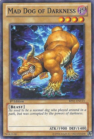 Yu-Gi-Oh! - Mad Dog of Darkness (BP01-EN113) - Battle Pack: Epic Dawn - 1st Edition - Starfoil Rare