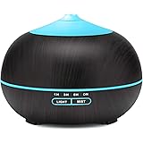 Tenswall Humidificador Ultrasónico 400ml, Difusor de Aromaterapia ...