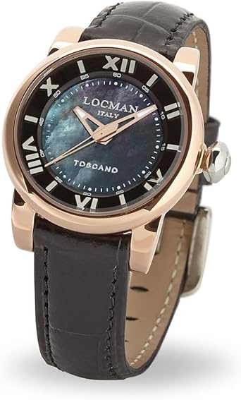 Orologio toscano solo tempo quarzo acciaio locman 0595v13-r0mkpsk