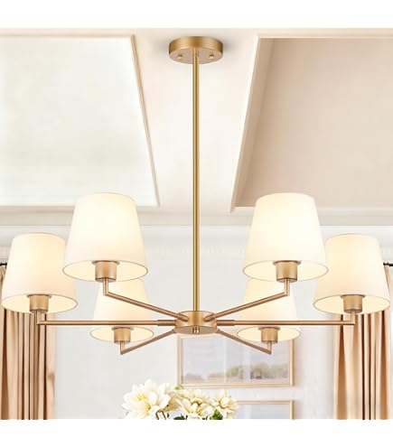 Amazon.com: Kuzco Lighting CH50848-BG Geode 枝形吊燈LED,拉絲金