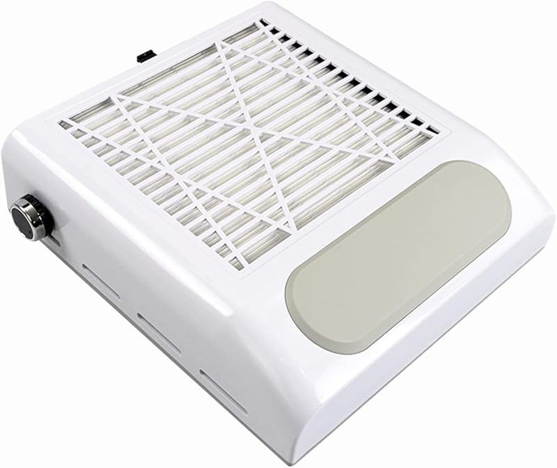 Layhou Nail Dust Collector Fan 2 Speed Powerful Table Vacuum Cleaner for Salon
