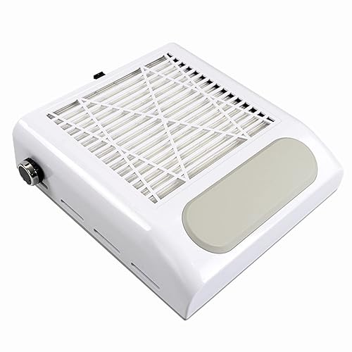 Layhou Professional Nail Cleaner Nail Dust Collector Fan, 2 Levels Adjustable Speed Powerful Table Vacuum Cleaner for Salon or Home Manicure