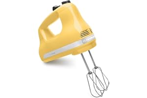 KitchenAid KHM512MY Ultra Power 5-Speed Hand Mixer, Majestic Yellow