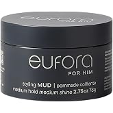 Eufora Styling Styling Mud Pommade for Him, Medium Hold, 2.75 Oz