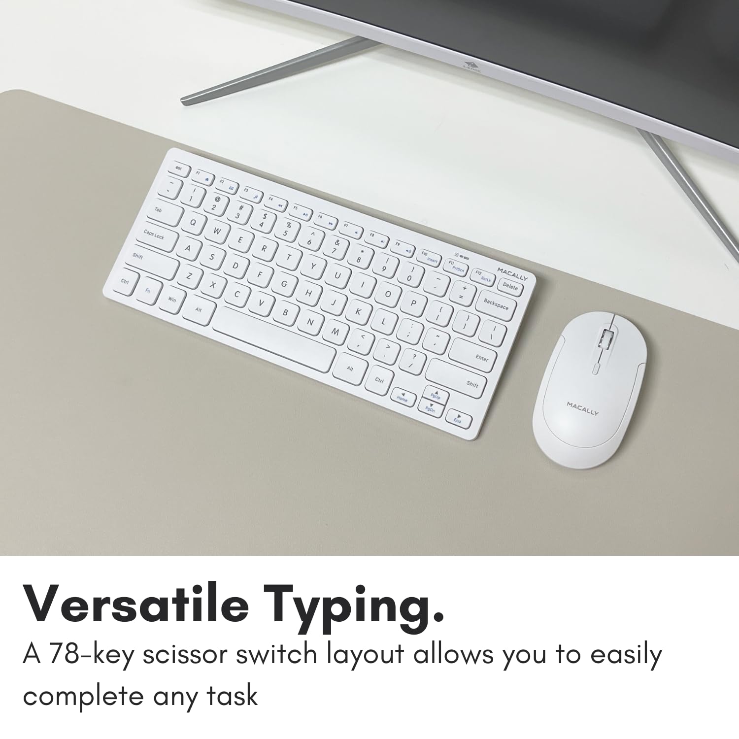 Mua Macally Small Wireless Keyboard | Compact Keyboard | Mini Keyboard ...
