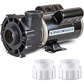 LINGXIAO SPA Pump, 2 Speed Hot Tub SPA Pump - 1.5HP LX SPA Motor, 115V, 2"Port, 48 Frame - (Model: 48WUA1001C-II)