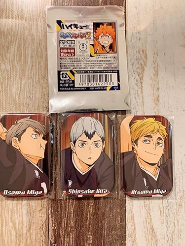 Amazon ハイキュー まるかくカンバッジ2 3個セット 稲荷崎 宮兄弟 北さん アイドル 芸能人グッズ 通販