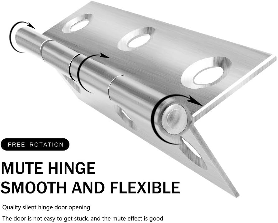 Cabinet Gate Closet Door Hinge Furniture Hardware Folding Butt Hinge Long 55x33MM - Image 4