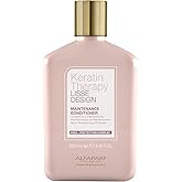 ALFAPARF MILANO Lisse Design Keratin Conditioner for Damaged Hair - Maintains and Enhances Keratin Smoothing Treatment - Anti-Frizz - Straightening and Hydrating with Collagen and Keratin (8.45 oz)