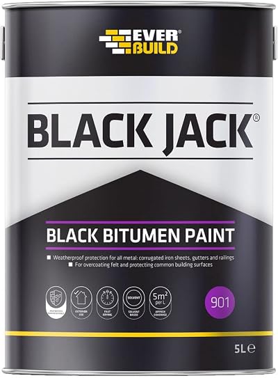 BLACK JACK Everbuild Black Jack 901 Black Bitumen Paint 5 Litres