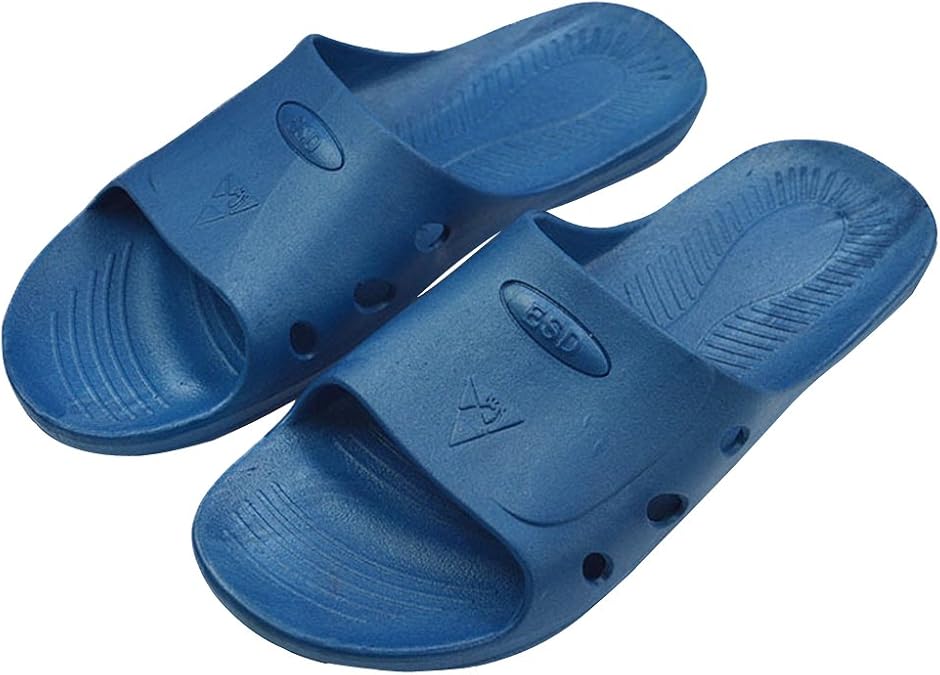 Calunce AntiStatic ESD Clean Room SPU Slippers for Men/women 1 Pair (42, Blue) Amazon.co.uk