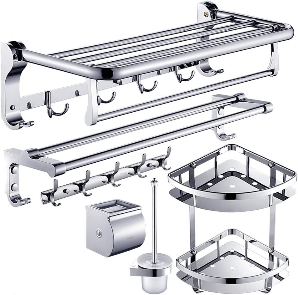 SLL Racks de baño de Acero Inoxidable 304 toallero Plegable ...