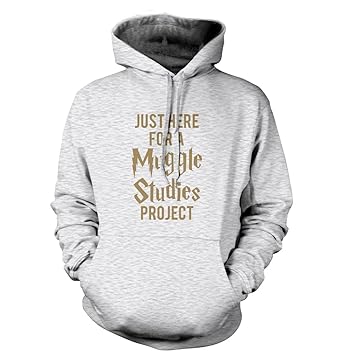 net-shirts Muggle Studies Project Hoodie Kapuzenpullover mit Aufdruck Inspired by Harry Potter