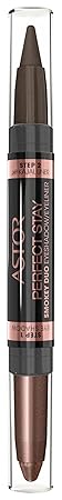 Astor Perfect Stay Smokey Duo Eye Shadow Eyeliner, Farbe 130 brown, 1er Pack (1 x 1 g)