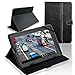 SQdeal® Classic Black 10 inch Universal Folio PU Leather Stand Case Cover for 10'' 10.1