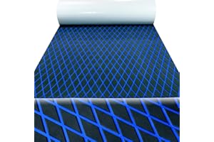 KT GuoMei 98.4"×45.2" Self-Adhesive Boat Flooring EVA Foam Boat Decking Sheet Non-Slip for Fishing Suitable for Yachts,Gardens,Kart,etc