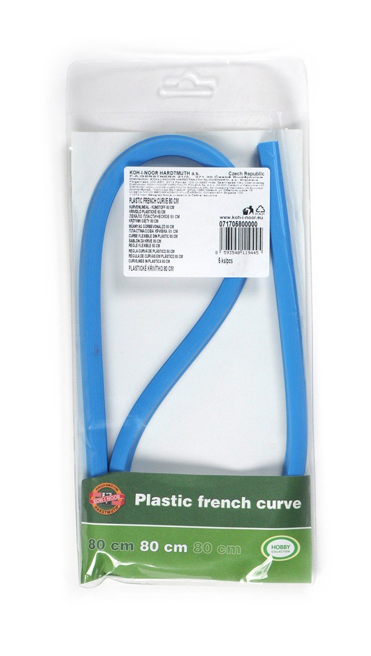 Koh-I-Noor plastic french curve 80 cm — image 1