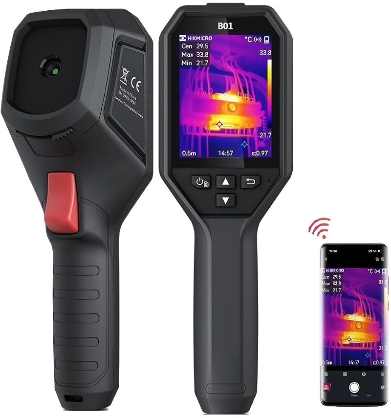 HIKMICRO B01 Thermal Camera 320x240 SuperIR WiFi 49152 Pixels 25Hz