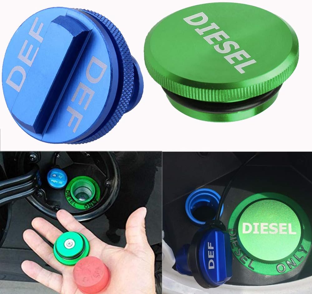 Diesel Fuel Cap For 20132018 Dodge, Ricoy Ram Diesel Billet