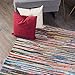 DII Chindi Home Collection Handwoven Multicolor Area Rag Run, 4x6