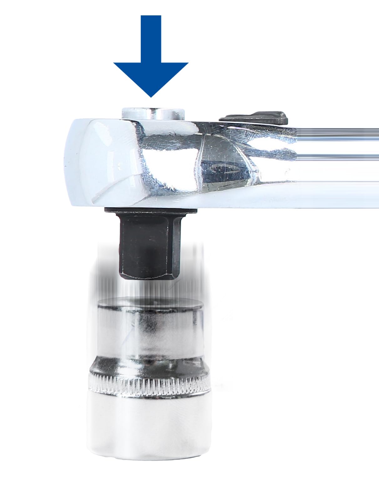 KS TOOLS 1/2" Umschaltknarre mit Metallgriff, 100 Zahn 6