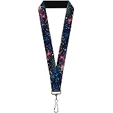 Buckle-Down Lanyard - 1.0" - Space Dust Collage Accessory