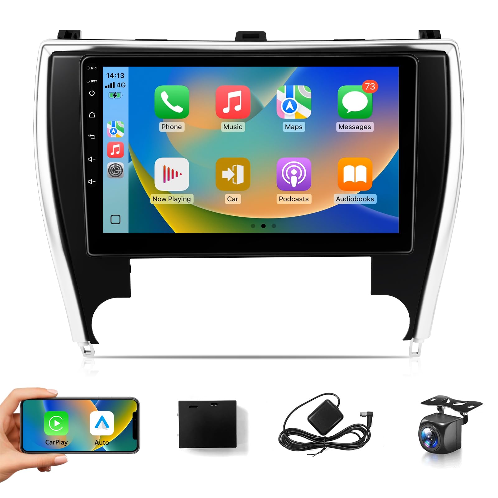 Photo 1 of XGU Car Stereo for Toyota Camry 2015 2016 2017 Radio, Wireless Carplay Android Auto,10.1inch IPS Touch Screen for Camry Headunit with Mirrorlink FM RDS DSP GPS WiFi Bluetooth Backup Camera(2G+32G)