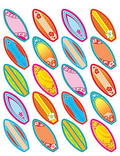 Teacher Created Resources Surfboards Stickers (5650)