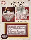 Learn To Do Filet Crochet In Just One Day - #1281 by 
