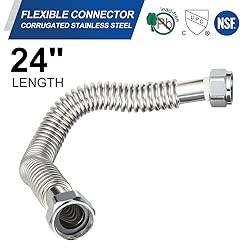 (Pack of 2) EFIELD 24-inch 1" FIP X 1" FIP Flexible