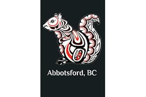 Native Tribal Squirrel PNW Abbotsford British Columbia: Notebook Planner - 6x9 inch Daily Planner Journal, To Do List Noteboo