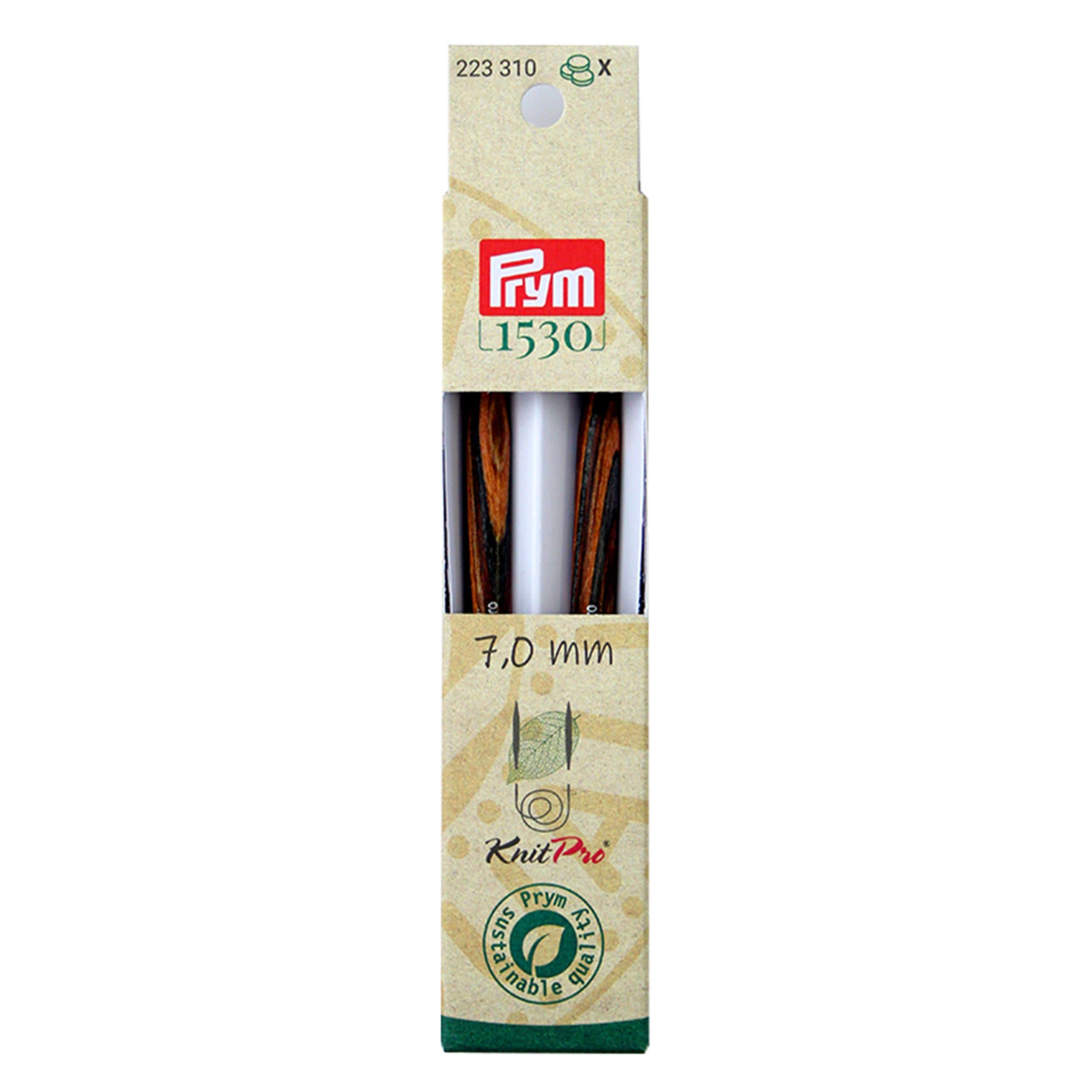 Prym - Prym Natural Double-Pointed (11.6cm, 7mm) Needle Point - 1 Unit