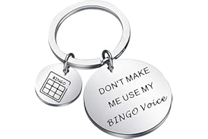 AKTAP Funny Bi-go Gift Bi-go Lover Keychain for Bi-go Player Don’t Make Me Use My Bi-go Voice (Bi-go Lover Keychain)