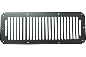 Rugged Ridge Cowl Vent Cover for Jeep CJ/Wrangler YJ | Steel, Black | 11206.01 | Fits 1976-1986 Jeep CJ; 1987-1995 Jeep Wrangler YJ