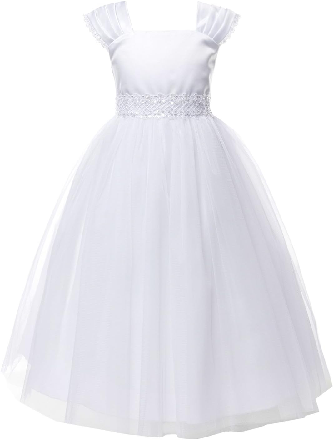 OLIVIA KOO Girls Graceful First Communion Dress (Size 2-16)