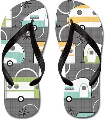 happy camper flip flops