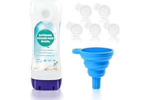 BISENKUD ​Refillable Bottle for Swiffer Power Mop, 720ML / 24 FL.OZ Reusable Solution Container, Leak-Resistant Lock, Use Any Liquid Cleaner​