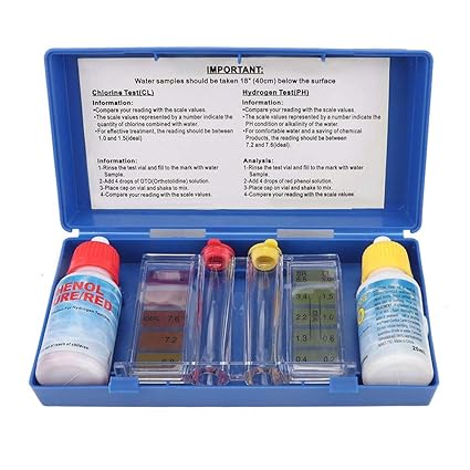  2 Way Pool Water Testing Kit Standard Dual