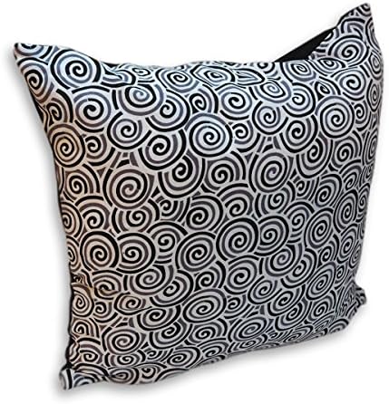 Tamarind Bay 18 in Luxury Pattered Pillowcase with Abstract Circular Motif