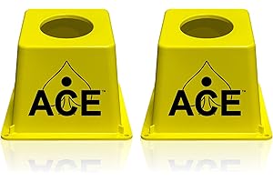 Cornhole Airmail Box Set - Yellow - Includes 2 Airmail Boxes - Perfect for Cornhole Training and Practice