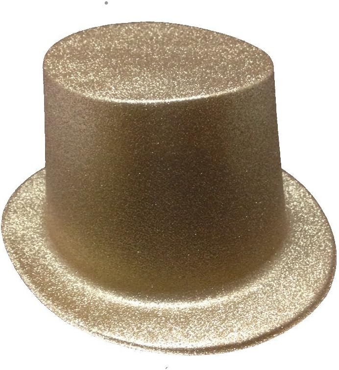 glitter top hat