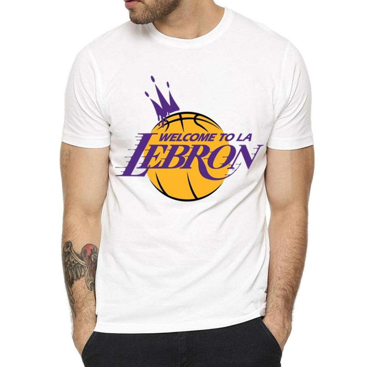 Lebron La Print Los Angeles La James Tee Unisex Ness Top T Shirt