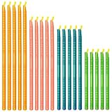 FANCER [20-PCS] Bag Sealer Sealing Clips Sticks Chips, Muti Length Eco-friendly Keep Plastic Bags Airtight Watertight & Food Fresh, Reusable & Easy to Storage - Not Touching the Food