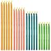 FANCER [20-PCS] Bag Sealer Sealing Clips Sticks Chips, Muti Length Eco-friendly Keep Plastic Bags Airtight Watertight & Food Fresh, Reusable & Easy to Storage - Not Touching the Food