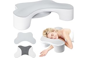 Side Sleeper Pillows with Arm Holes- Memory Foam Shoulder Pillow for Side Sleepers Neck Support & Rotator Cuff Pain Relief, 2